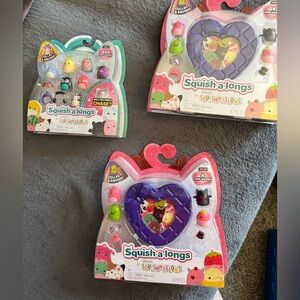 Squish-A-Longs Original by Squishmallaws. 3 packages total. New with tags!